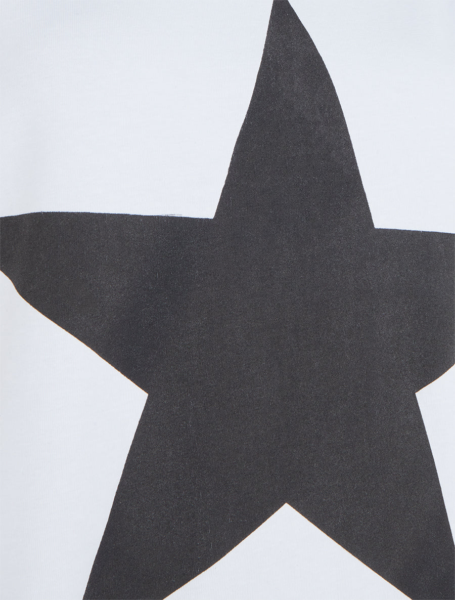 T-shirt motif étoile - Blanc - 3