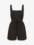 Combishort unie cintrée - Noir - 1