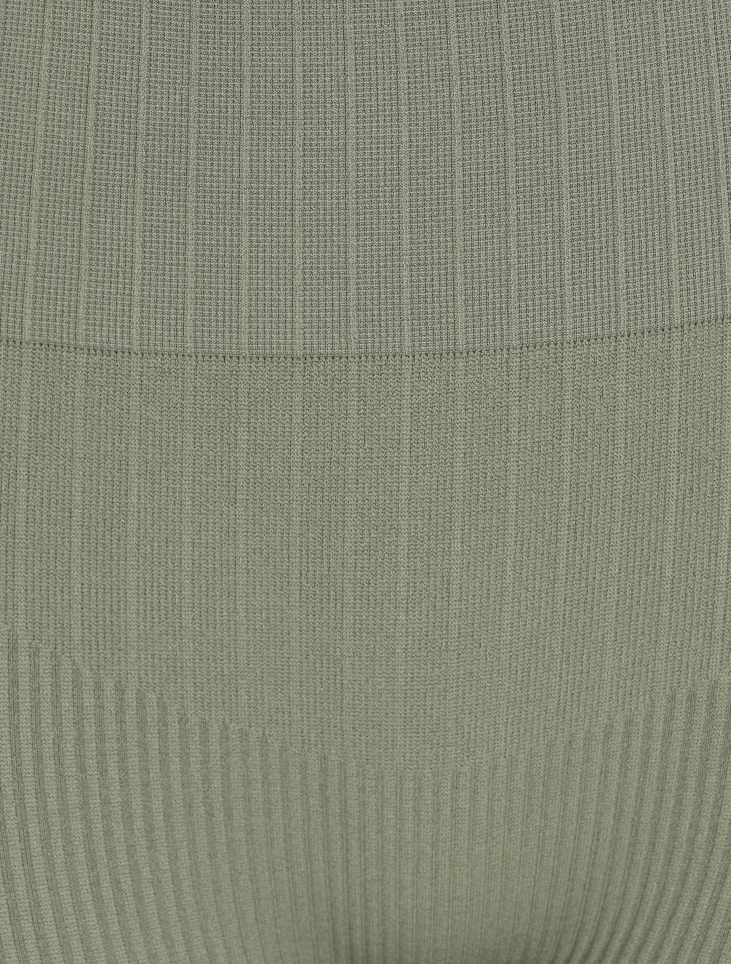 Cycliste côtelé à taille haute - Kaki - 3