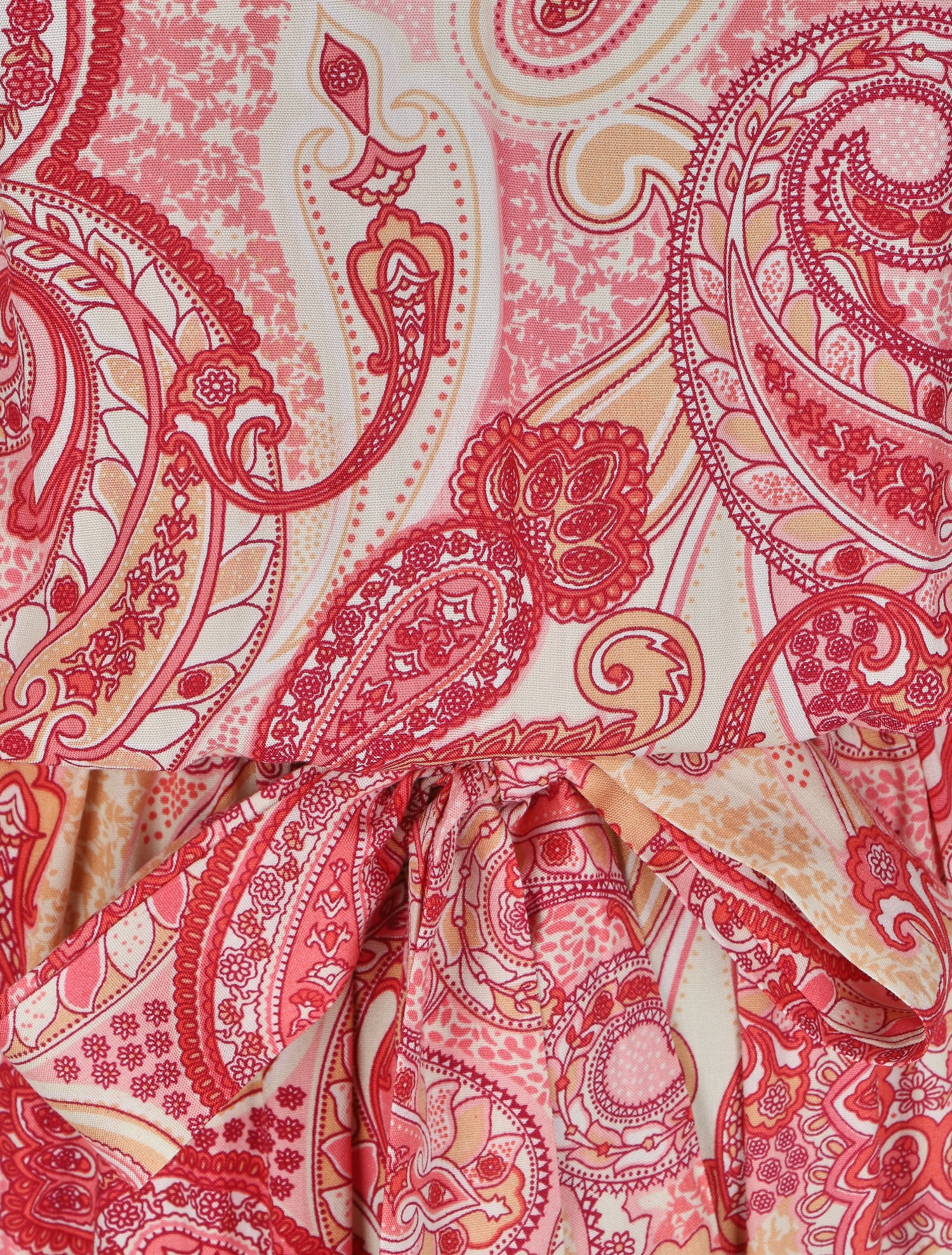 Combinaison fluide imprimé cachemire - Rose - 3