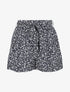 Short à imprimé fleuri - Marine - 1