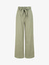 Pantalon paperbag en lin - Kaki - 4