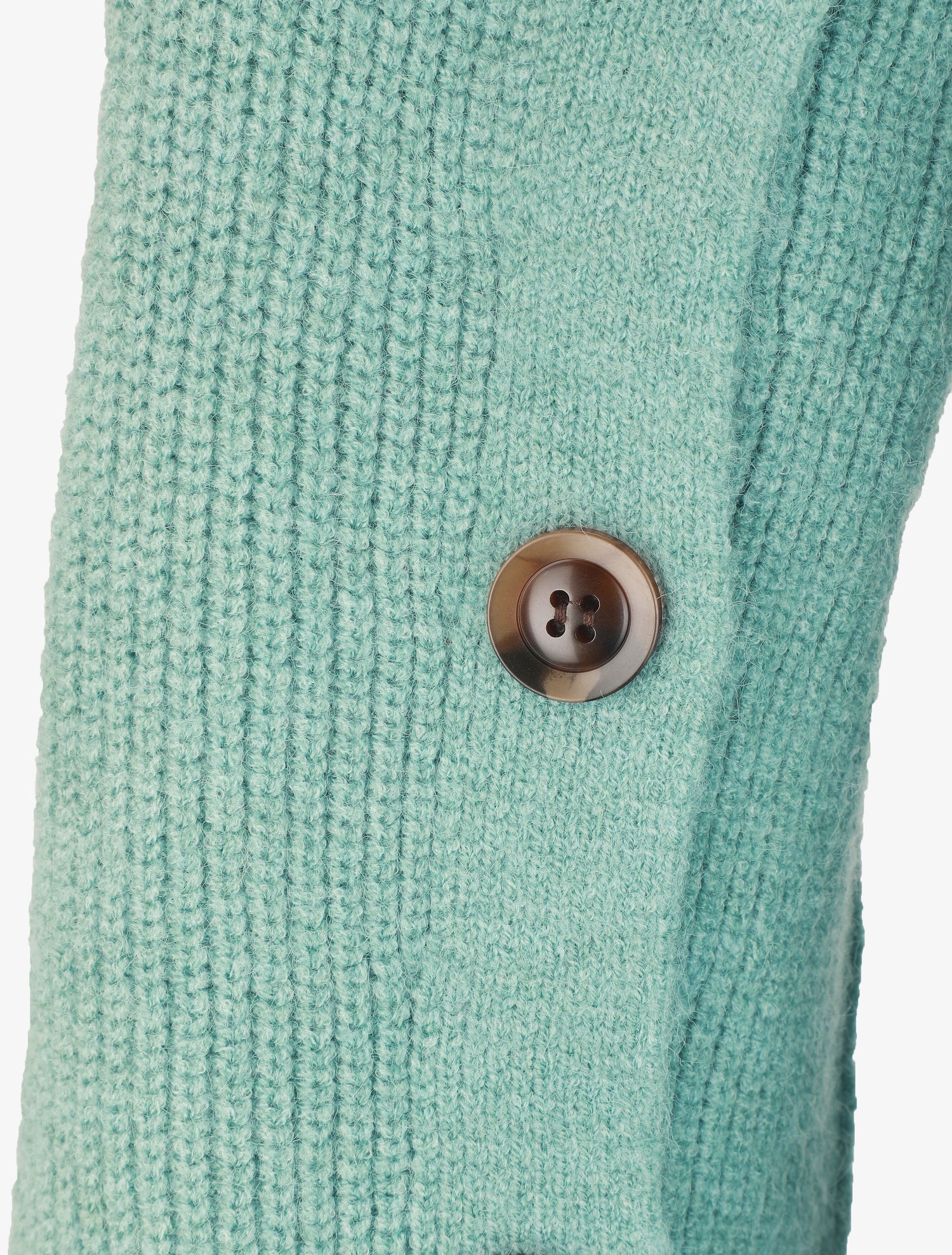 Robe pull à manches boutonnées - Turquoise - 4