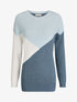 Pull oversize à motif graphique - Bleu ciel/bleu gris - 1