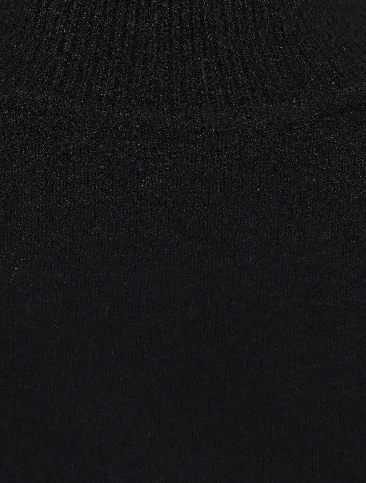 Pull col montant en cachemire mélangé - Noir - 3