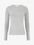 Pull col rond en cachemire mélangé - Gris clair - 5