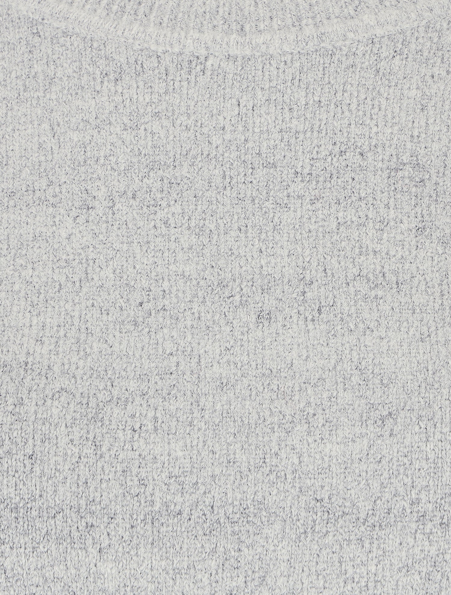Pull col rond en cachemire mélangé - Gris clair - 3