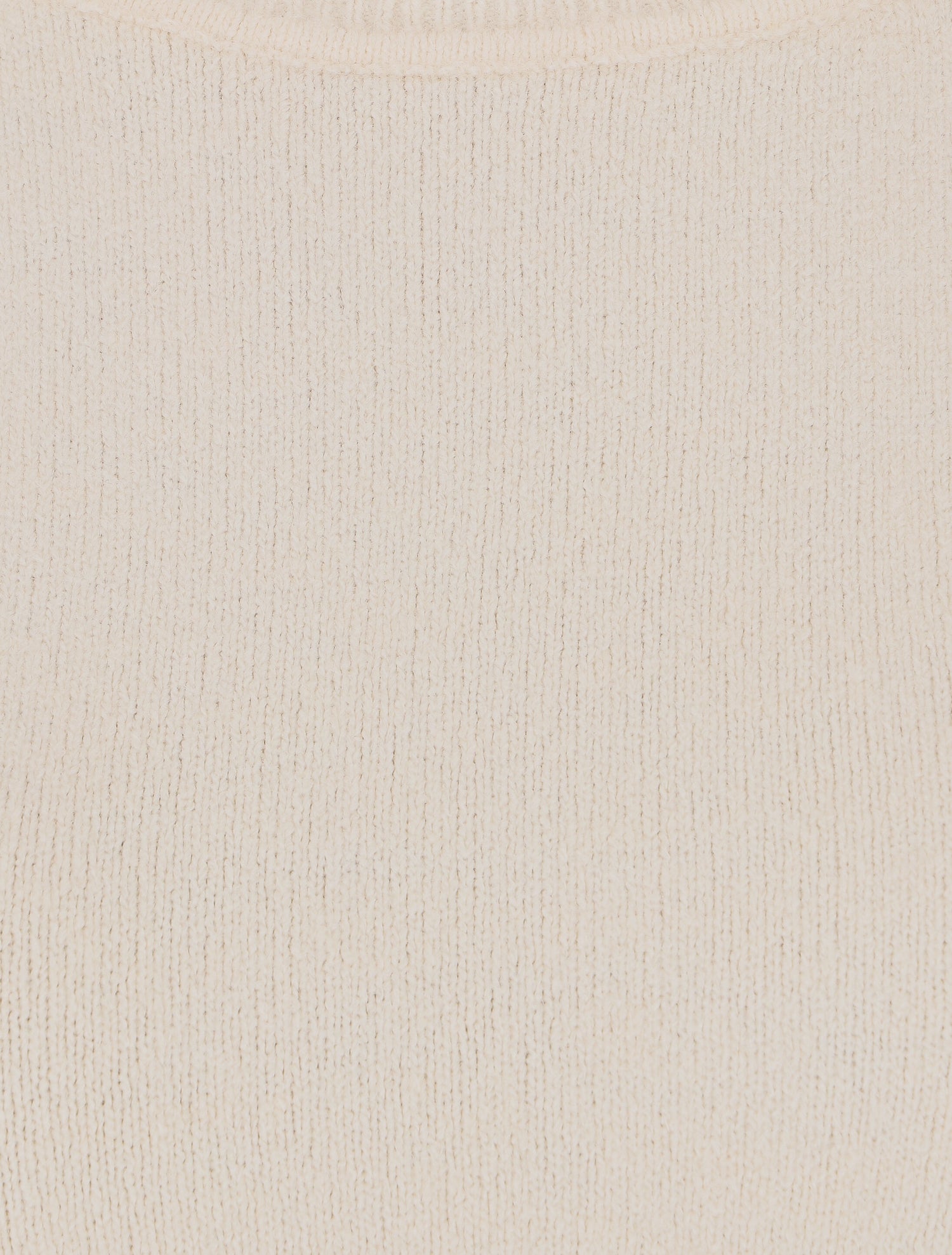 Pull col rond en cachemire mélangé - Beige - 3