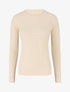 Pull col rond en laine mélangée - Beige - 1