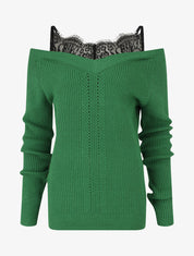 Pull col bardot et débardeur trompe l&