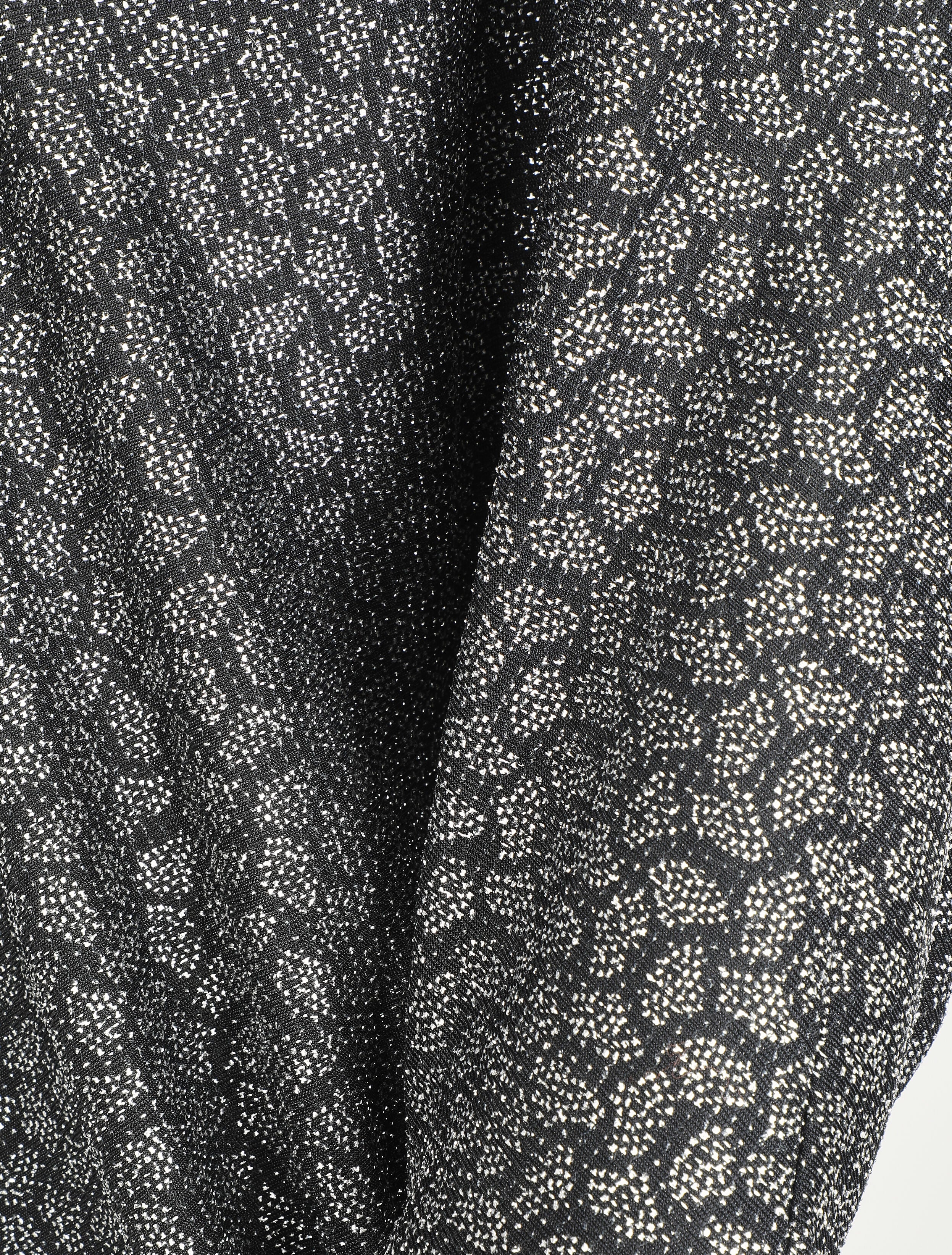 Gilet chauve-souris à motif irisé - Noir - 3