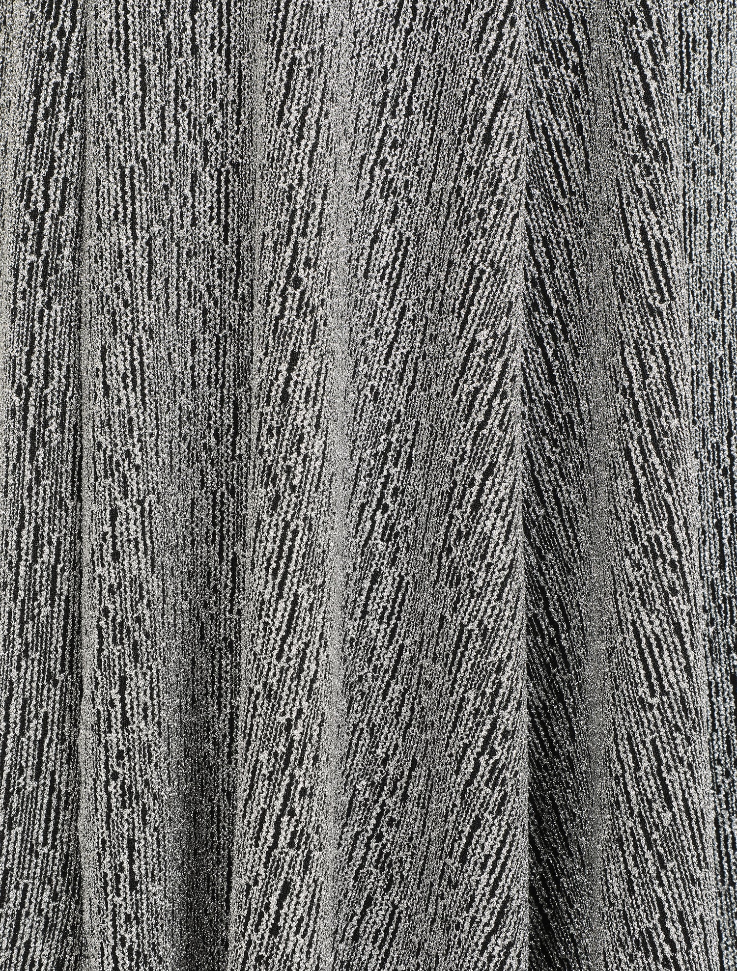 Robe patineuse irisée à col V - Argent - 4