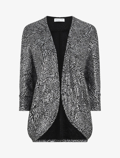 Gilet chauve-souris à motifs irisés animal - Noir - 1