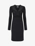 Robe ajustée à perles - Noir - 1