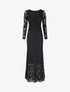 Robe dos nu en dentelle - Noir - 5
