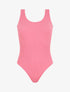 Body uni côtelé - Rose - 1