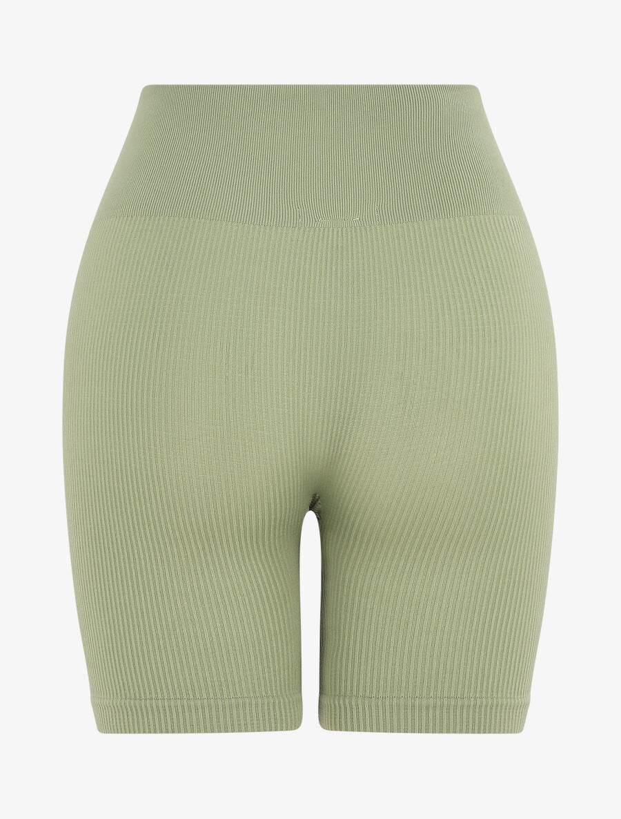 Short uni côtelé - Kaki - 2