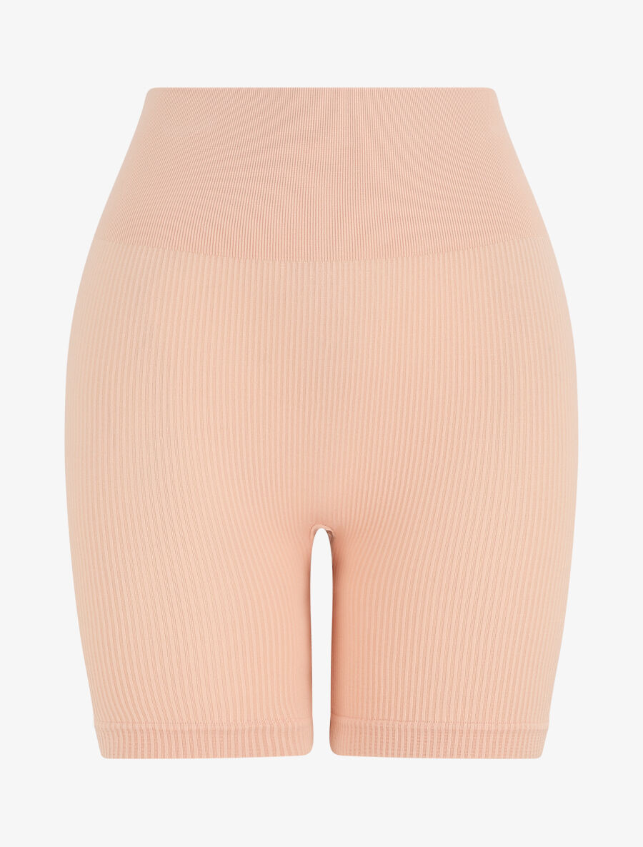 Short uni côtelé - Rose - 4