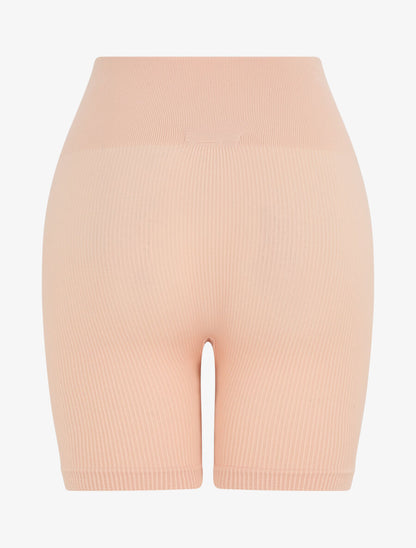 Short uni côtelé - Rose - 2