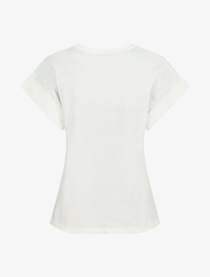 T-shirt à manches courtes imprimé attrape - rêves - Blanc - 2