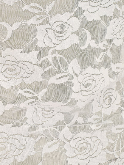 Débardeur ajustée dos en dentelle - Blanc - 3