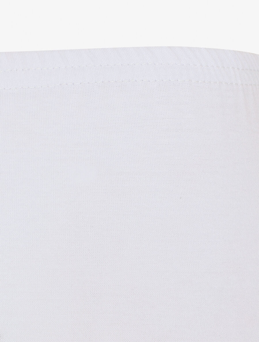 Short sous robe uni - Blanc - 3