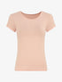 T-shirt ajusté manches courtes uni - Rose - 1