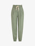 Pantalon droit style jogging effet lin - Kaki - 1