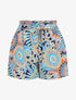 Short droit imprimé tropical fantaisie - Marine - 1
