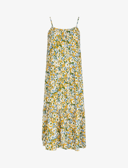 Robe classique à imprimé fleuri - Jaune - 5