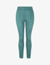 Pantalon skinny en suédine - Vert - 4