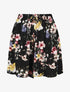 Short fluide imprimé floral - Noir - 5