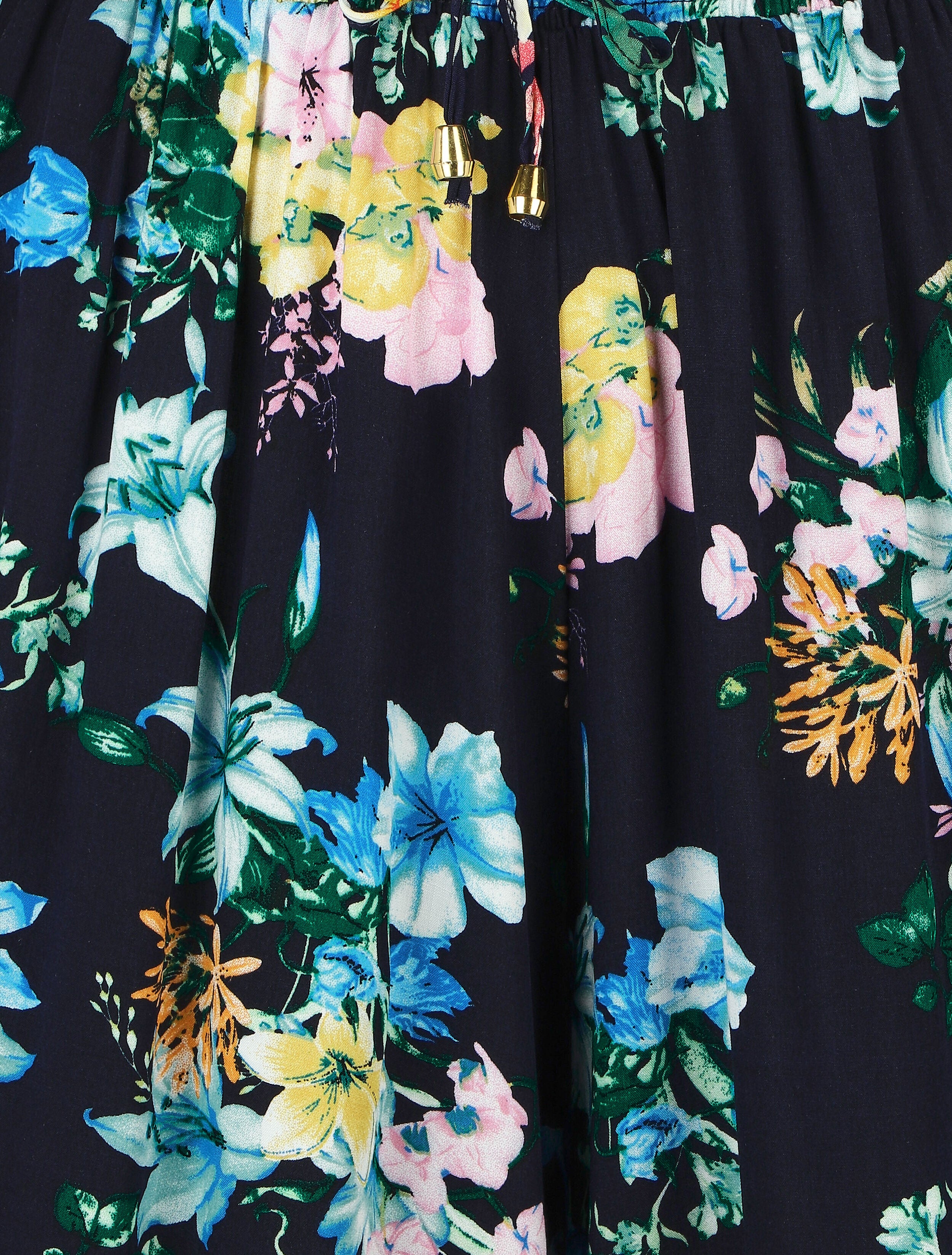 Short fluide imprimé floral - Marine - 3