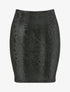 Jupe en simili effet python - Noir - 4