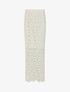 Jupe longue crochet - Blanc - 1