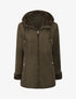 Parka réversible droite grande taille - Kaki - 1