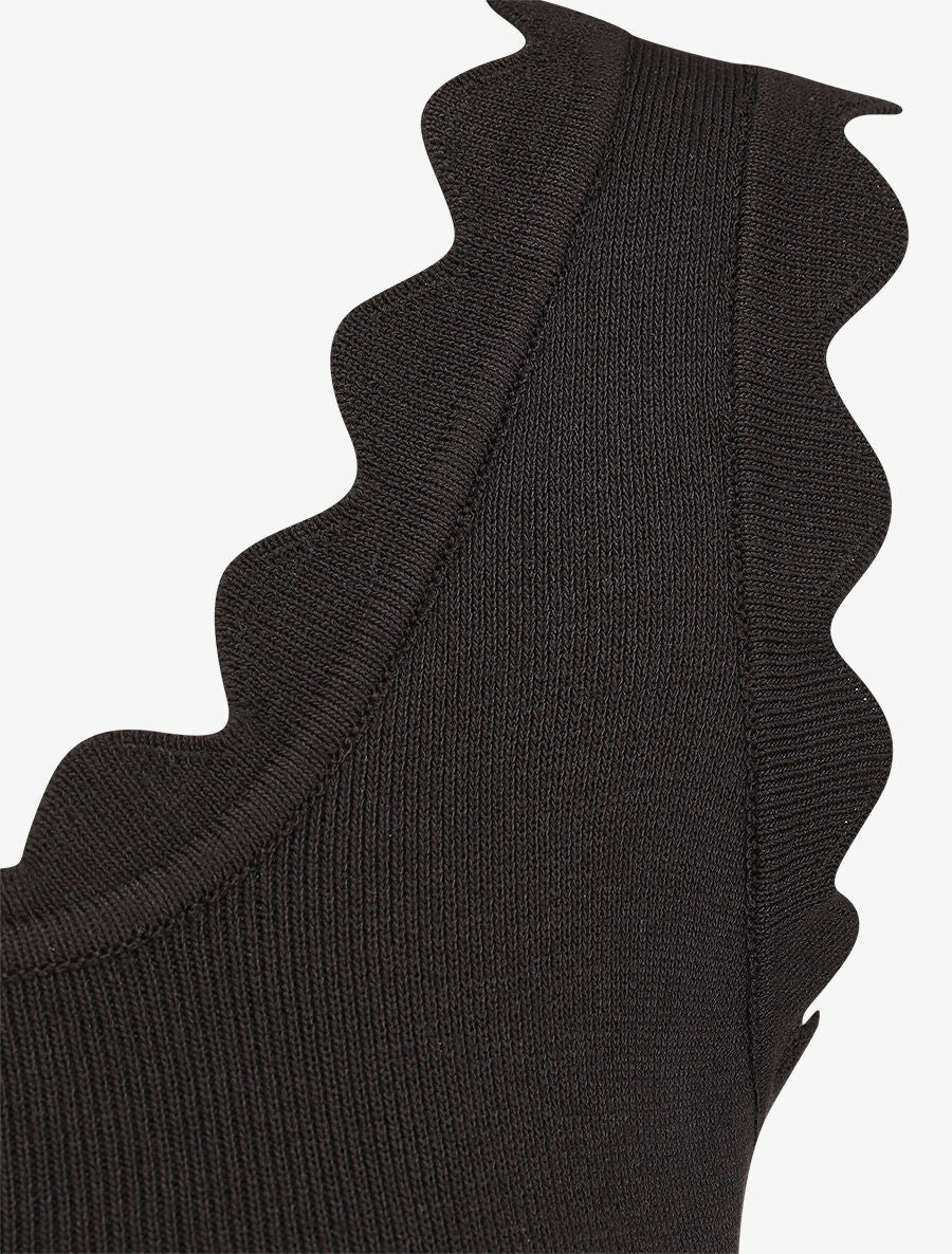 Top en maille sans manches - Noir - 3