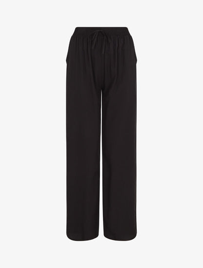 Pantalon ample élastiqué - Noir - 1