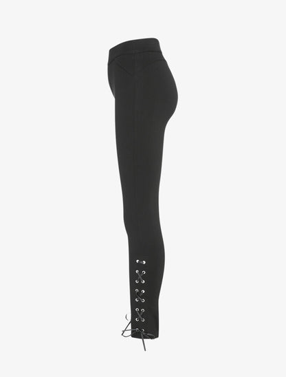 Legging à bords corsetés - Noir - 3