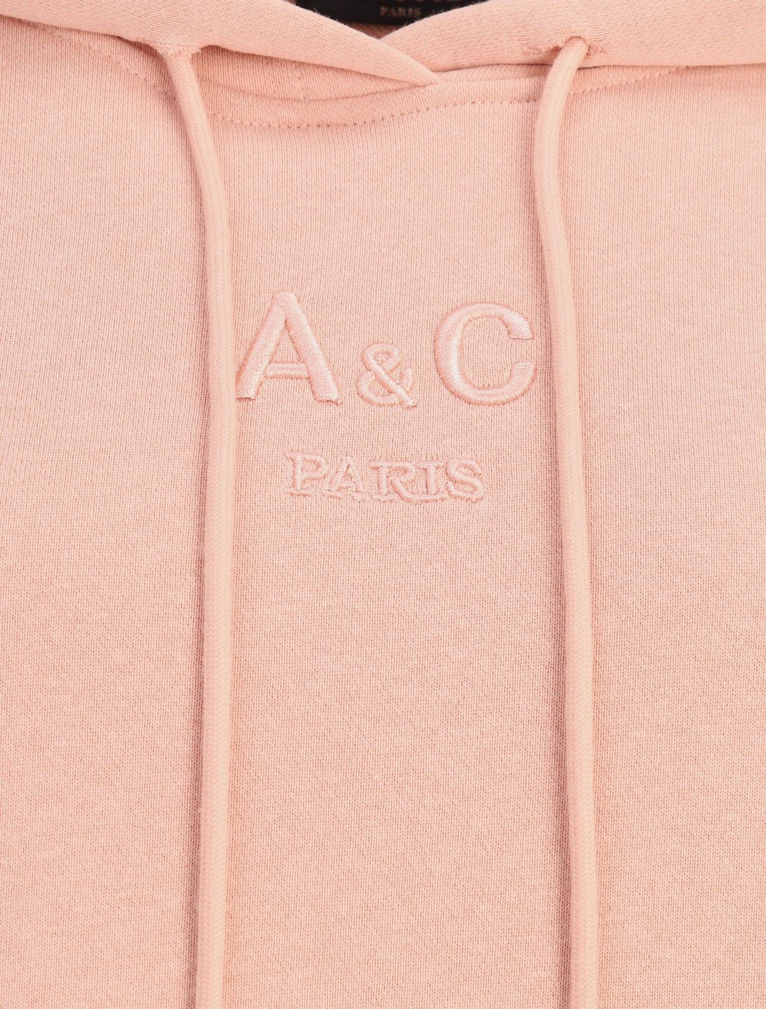 Hoddie oversize à capuche et logo brodé - Rose - 3