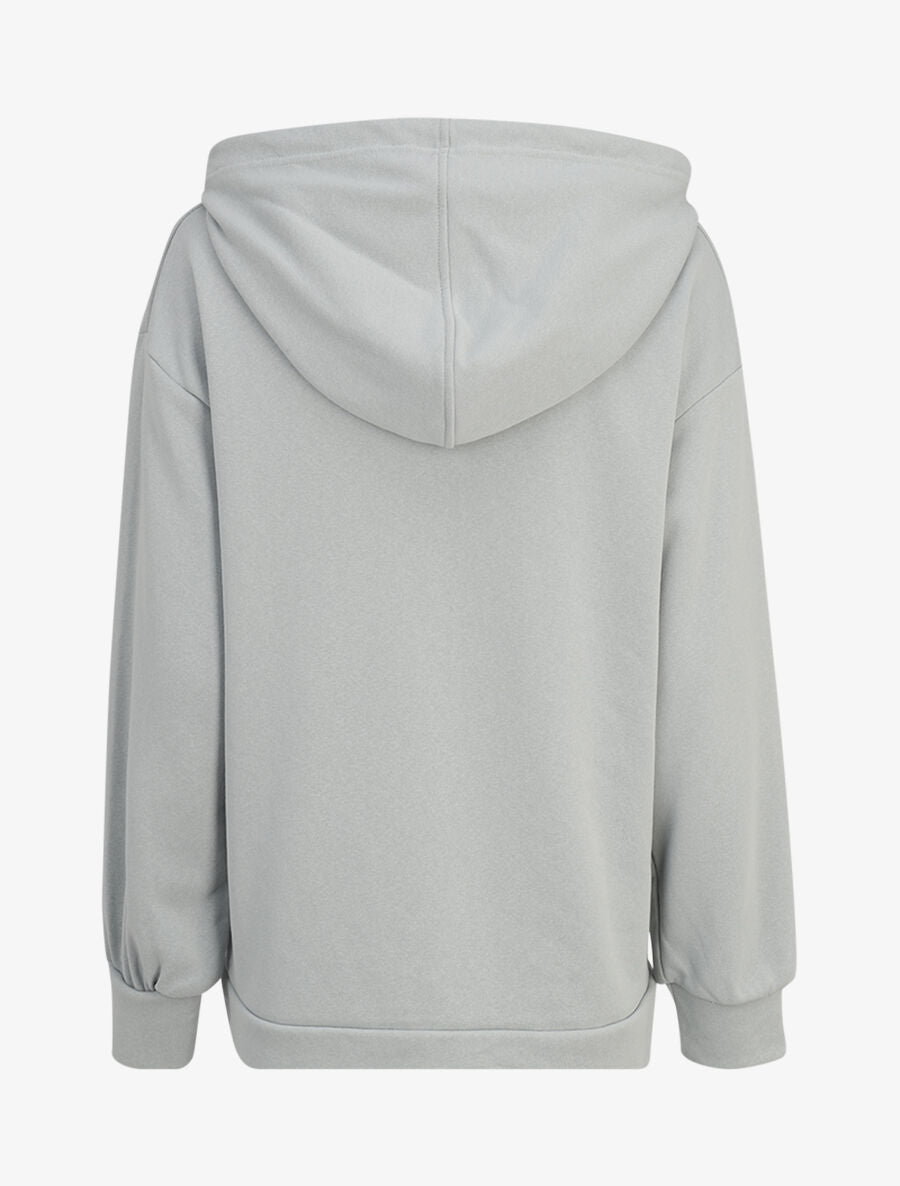 Hoddie oversize à capuche et logo brodé - Vert d&