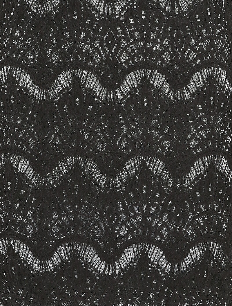 Robe en dentelle à doublure irisée - Argent - 3