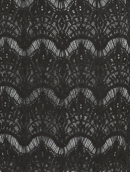 Robe en dentelle à doublure irisée - Argent - 3