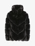 Manteau oversize en fausse fourrure - Noir - 4