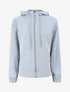 Sweat à capuche zippé - Bleu ciel - 1