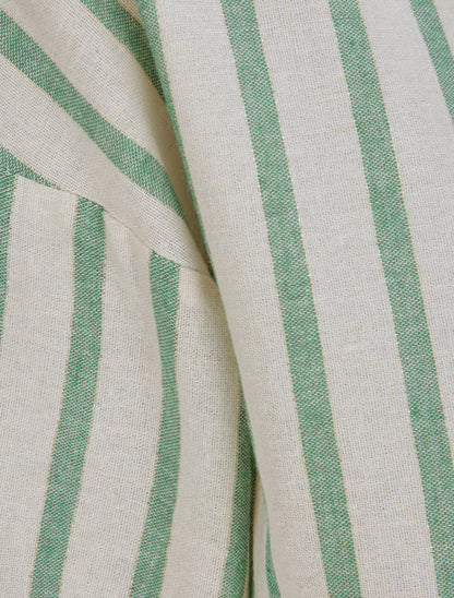 Chemise oversize rayée - Vert - 3
