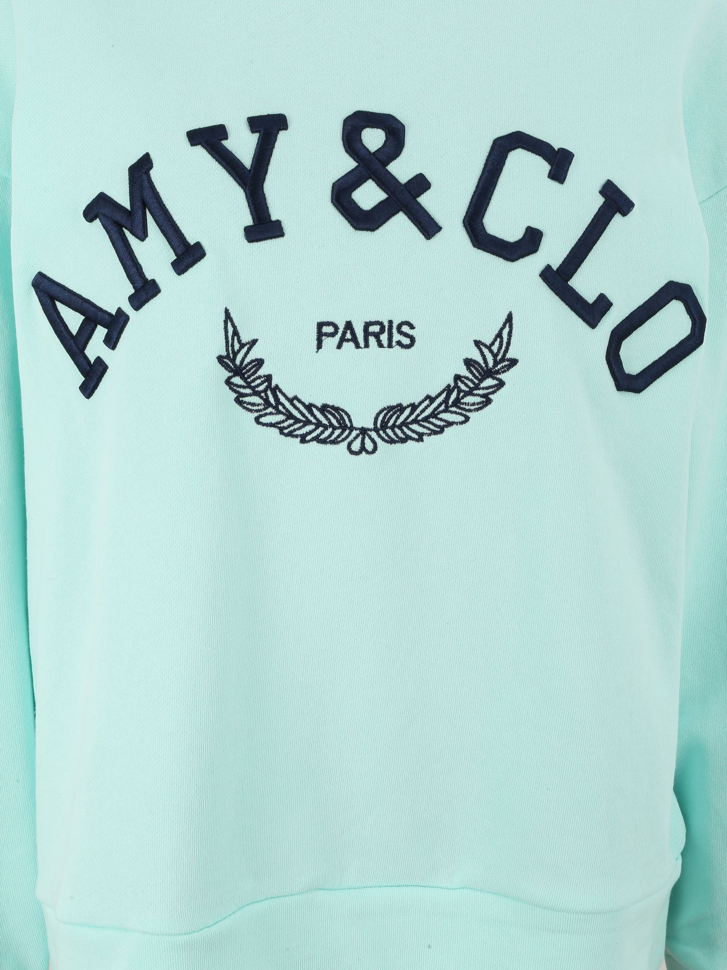 Sweat à inscription - Turquoise - 3
