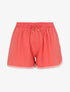 Short de plage léger à détail crochet - Corail - 4