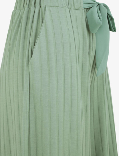 Pantalon ample côtelé - Vert - 3