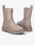 Boots montantes zippées - Taupe - 5